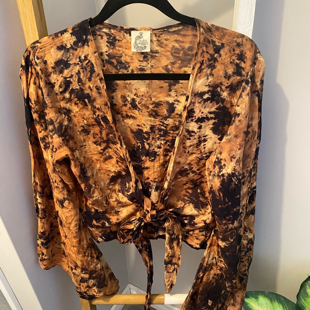 Tie front crop top (one size fits all)